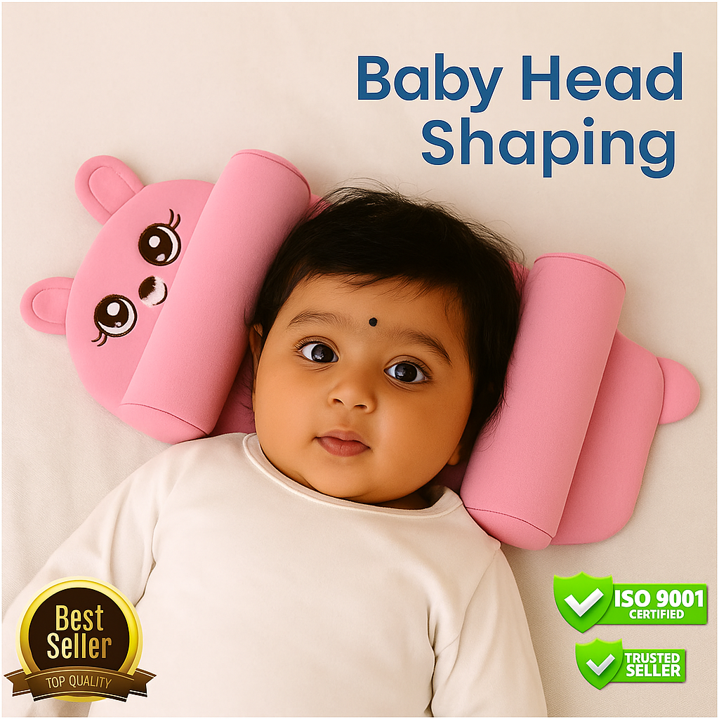 Protect Baby's Head Shape - Soft & Safe Pillow
