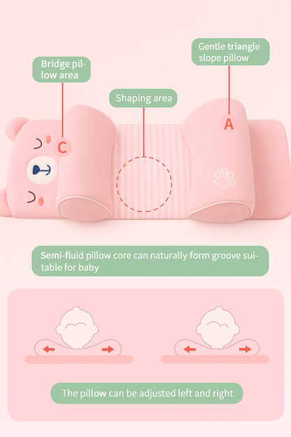 Protect Baby's Head Shape - Soft & Safe Pillow
